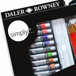 Daler-Rowney Simply Art Studio - with Field Easel (115pc)