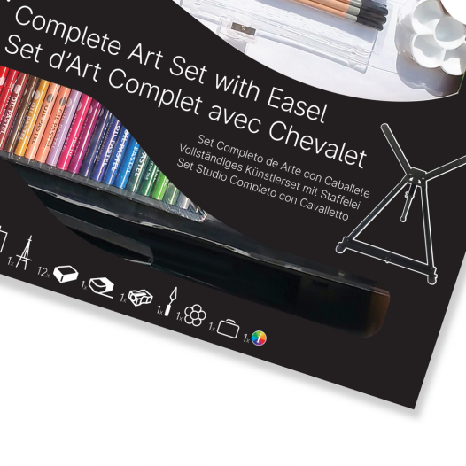 Daler-Rowney Simply Art Studio - with Table Easel (96pc)