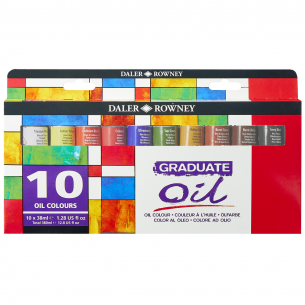 Daler-Rowney Graduate Oil Colour Set (10 x 38ml)