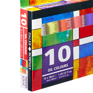 Daler-Rowney Graduate Oil Colour Set (10 x 38ml)