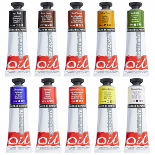 Daler-Rowney Graduate Oil Colour Set (10 x 38ml)