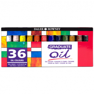 Daler-Rowney Graduate Oil Colour Set (36 x 22ml) Daler-Rowney Graduate Oil Colour Set (36 x 22ml)