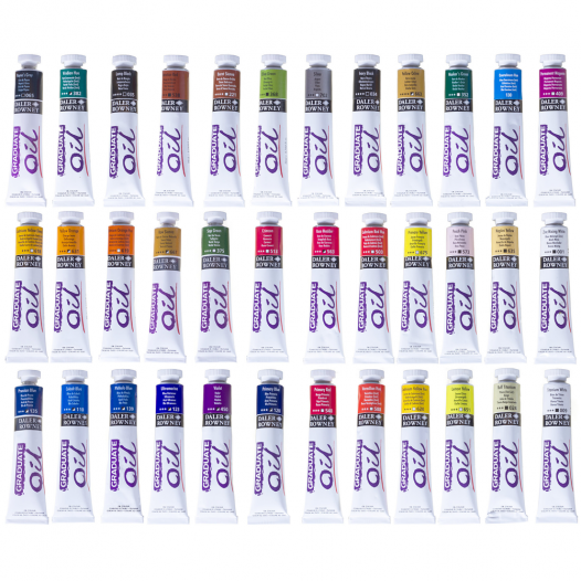 Daler-Rowney Graduate Oil Colour Set (36 x 22ml) Daler-Rowney Graduate Oil Colour Set (36 x 22ml)