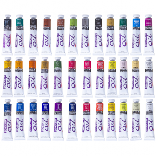 Daler-Rowney Graduate Oil Colour Set (36 x 22ml)