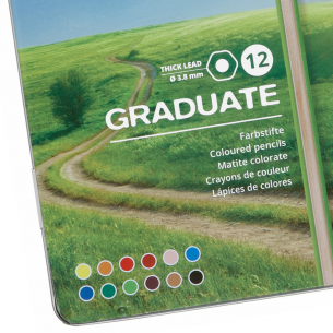 Lyra Graduate Pencils - Permanent Tin of 12