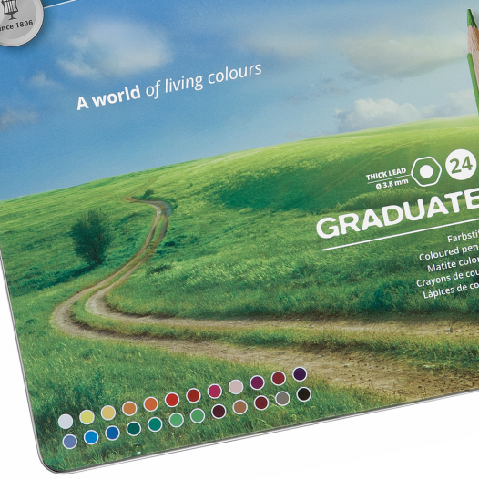 Lyra Graduate Pencils - Permanent Tin of 24