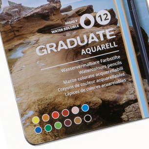 Graduate Aquarell Pencil Tin (13pc)