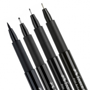 PITT Artist Black Pen Set 1 (4pc) PITT Artist Black Pen Set 1 (4pc)