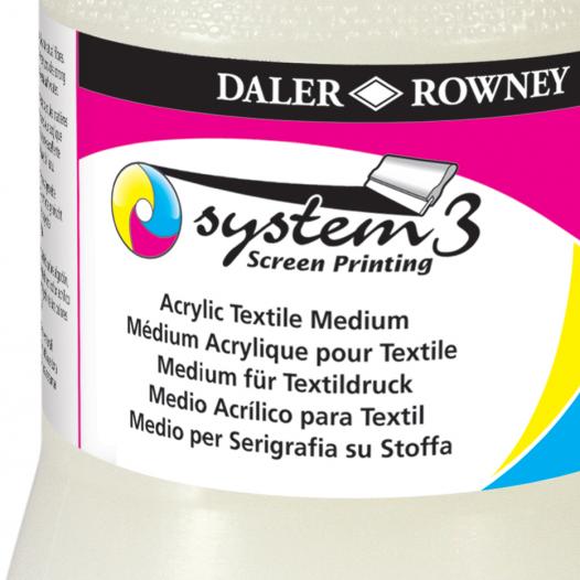 System3 Acrylic Textile Medium (250ml)