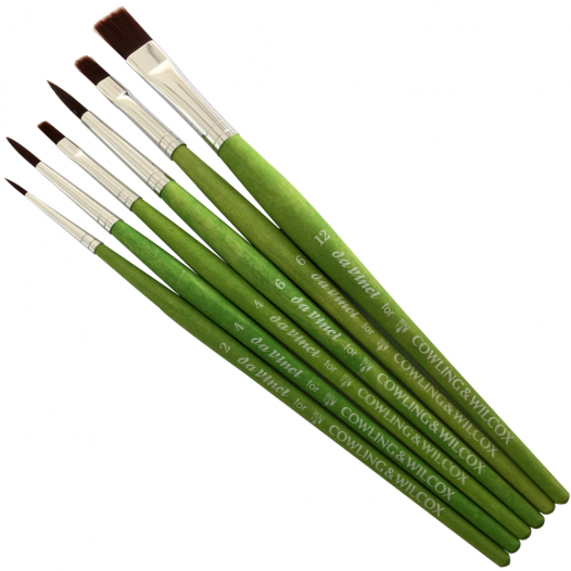 Exclusive Acrylic Brush Set (from Da Vinci)