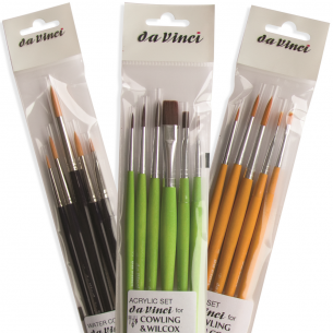 Cowling & Wilcox: Exclusive Acrylic Brush Set (made by Da Vinci)