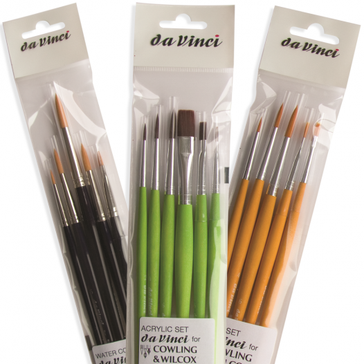 Exclusive Acrylic Brush Set (from Da Vinci)