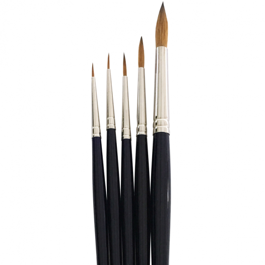 Exclusive Red Sable Brush Set (from Da Vinci)