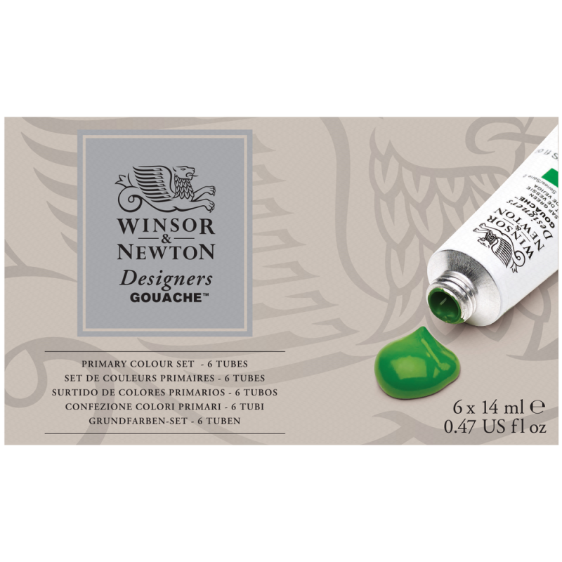 Designers Gouache Primary Set (6 x 14ml)