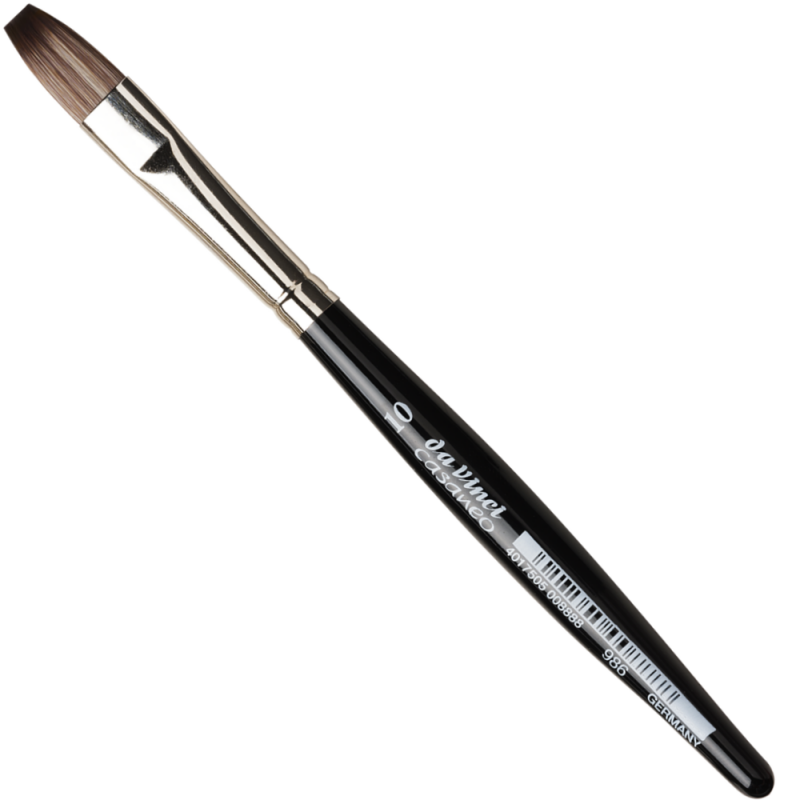 Series 986XS Casaneo Miniature Flat Brush (no.10)