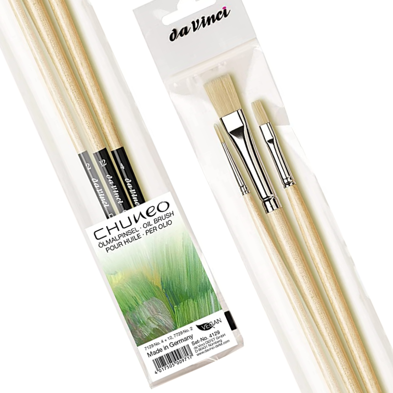 Da Vinci Chuneo Synthetic Hog Bristle Brushes