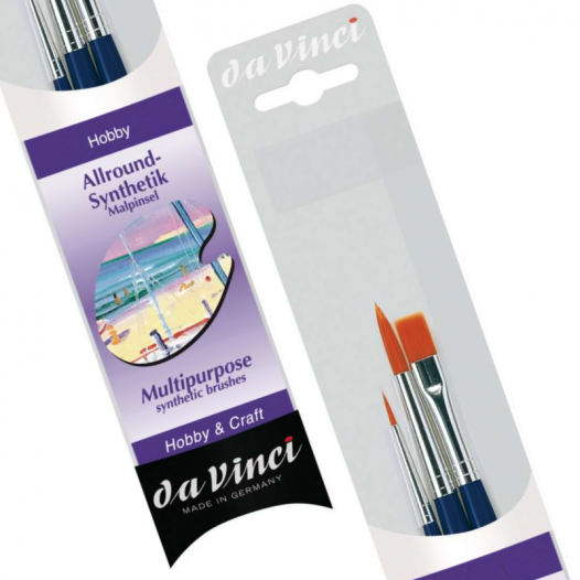 Da Vinci Brushes - Set 4206: Synthetics - Multipurpose (set of 3) Da Vinci Brushes - Set 4206: Synthetics - Multipurpose (set of 3)