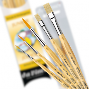 Da Vinci Brushes - Set 4211: Mixed Synthetics - School & Hobby (set of 5)