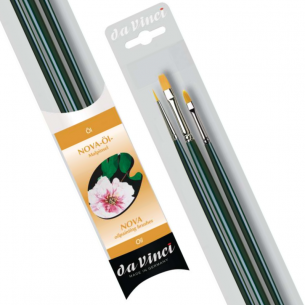 Da Vinci Brushes - Set 5276: NOVA Synthetics - Oil (set of 3) Da Vinci Brushes - Set 5276: NOVA Synthetics - Oil (set of 3)