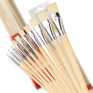 Da Vinci Brushes - Set 5293: Hog - Acrylic & Oil (set of 10)
