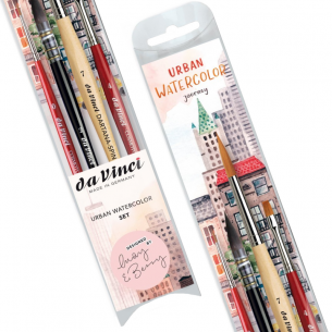 Da Vinci Brushes - Set 5601: Mixed Synthetics - Urban Watercolour Journey (set of 5)