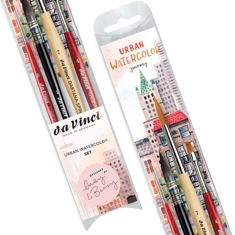 Series 5601 Urban Watercolour Brush Set (4pc)