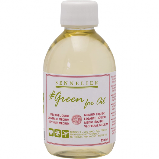 Sennelier - Green For Oil - Liquid Medium (250ml)