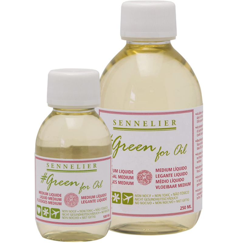 Sennelier - Green For Oil - Liquid Mediums