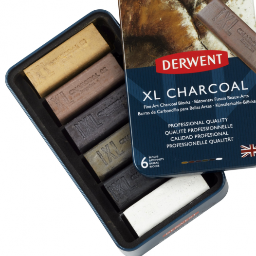 XL Charcoal Assorted Tin (6pc)