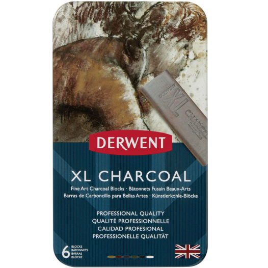 XL Charcoal Assorted Tin (6pc)