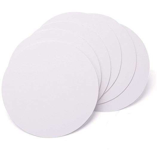 Round Cotton Canvas Boards