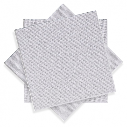 White Cotton Mini Canvas Board Pack (3pc) White Cotton Mini Canvas Board Pack (3pc)