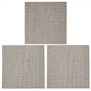 Natural Linen Canvas Board 10 x 10cm Pack (3pc)