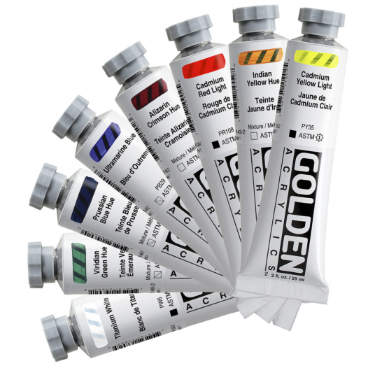 Heavy Body Acrylic Colour Classic Mixing Set (8 x 59ml) Heavy Body Acrylic Colour Classic Mixing Set (8 x 59ml)