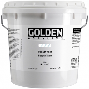 Heavy Body Acrylic Colour - Titanium White (3.78L)