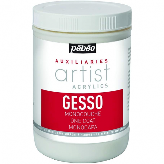 Pebeo - One Coat Gesso (1 Litre) Pebeo - One Coat Gesso (1 Litre)