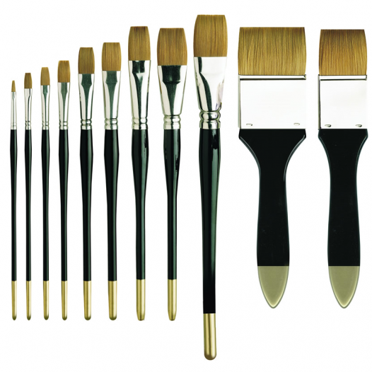 Series 106 Prolene One Stroke Brush - Flat (individual) Series 106 Prolene One Stroke Brush - Flat (individual)