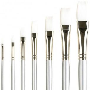 Series 201 Sterling Acrylix Brush - Long Flat (individual) Series 201 Sterling Acrylix Brush - Long Flat (individual)