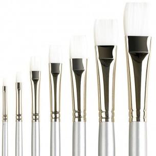 Series 201 Sterling Acrylix Short Flat Brush (individual)