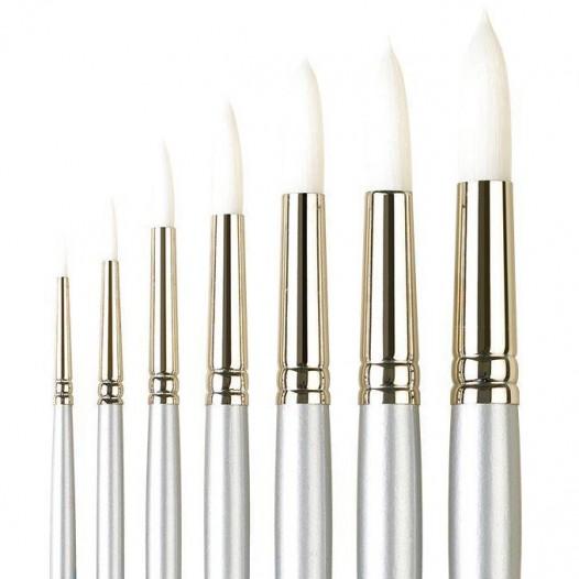 Series 201 Sterling Acrylix Brush - Round (individual) Series 201 Sterling Acrylix Brush - Round (individual)