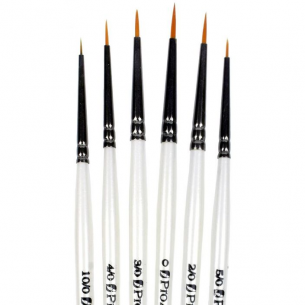 MSA Masterstroke Prolon Brush Wallet (set of 6) MSA Masterstroke Prolon Brush Wallet (set of 6)