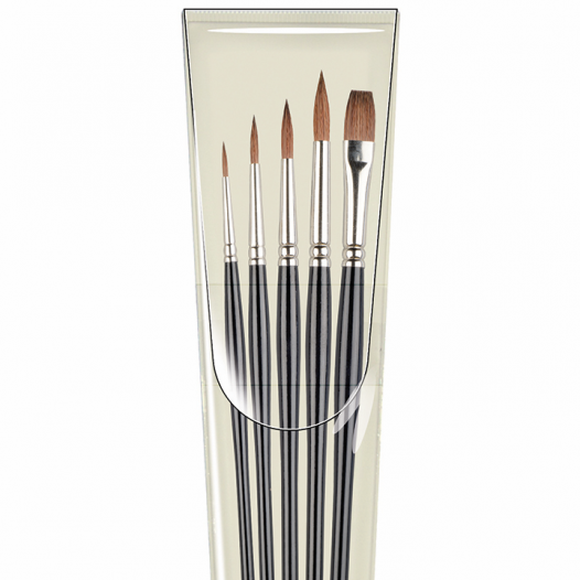 38WA Sablene Brush Wallet (set of 5) 38WA Sablene Brush Wallet (set of 5)