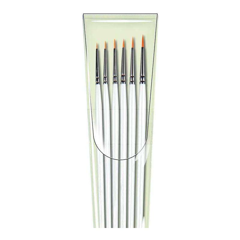MSA Masterstroke Prolon Brush Wallet (set of 6)
