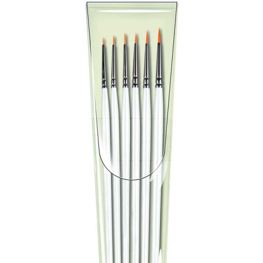 MSA Masterstroke Prolon Brush Wallet (set of 6) MSA Masterstroke Prolon Brush Wallet (set of 6)