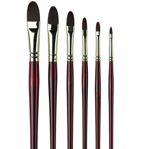 Series 205 Acrylix Filbert Brush (individual)