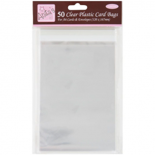 Anita's Cellophane Card Bag Packs (50pc) Anita's Cellophane Card Bag Packs (50pc)