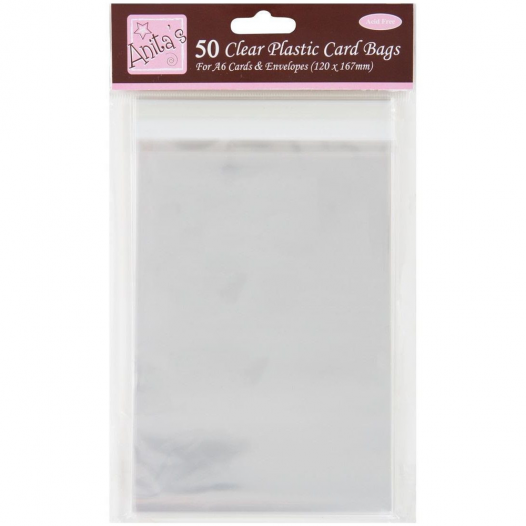Anita's Cellophane Card Bag Packs (50pc)