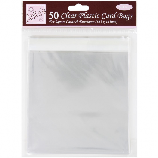 Anita's Cellophane Card Bag Packs (50pc) Anita's Cellophane Card Bag Packs (50pc)