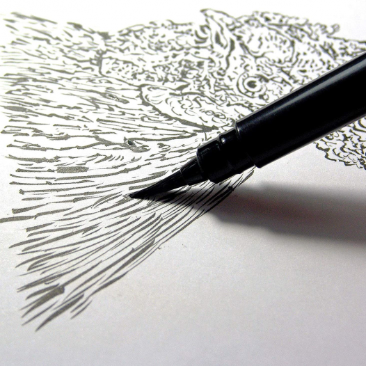 Pocket Black Brush Pen (with 2 cartridges) Pocket Black Brush Pen (with 2 cartridges)