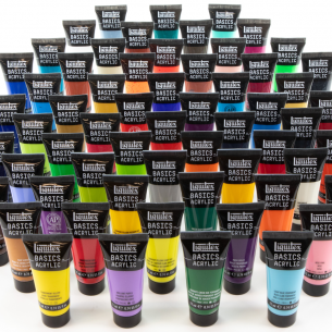 BASICS Acrylic Colour Complete Set (72 x 22ml) BASICS Acrylic Colour Complete Set (72 x 22ml)